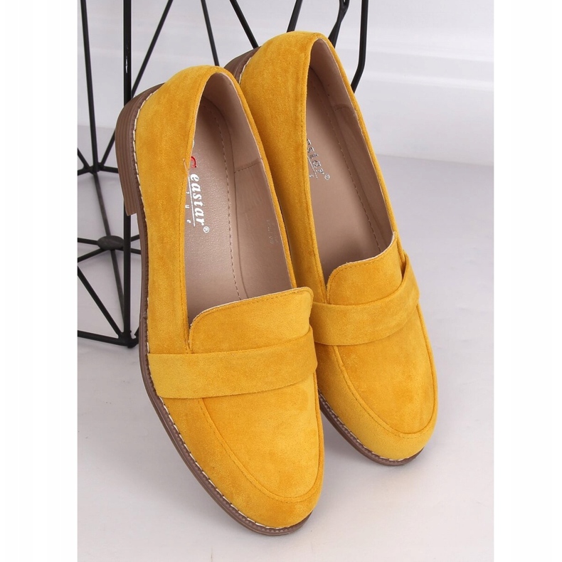 Mocassini donna miele T366P Giallo 1