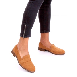 Mocassini donna cammello T366P Camel marrone 1
