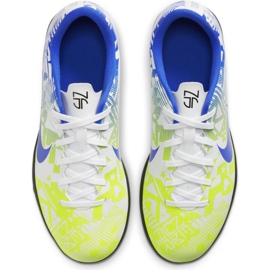 Nike Mercurial Vapor 13 Club Njr Tf Jr CV9353 104 scarpe da calcio bianco multicolore 1