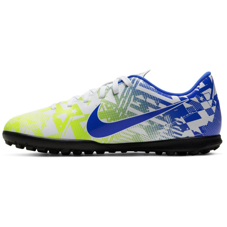 Nike Mercurial Vapor 13 Club Njr Tf Jr CV9353 104 scarpe da calcio bianco multicolore 2