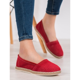 Filippo Espadrillas in pelle rossa rosso 2