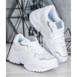 SHELOVET Scarpe da ginnastica leggere bianca 1