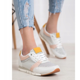 Kylie Scarpe sportive traforate bianca 2