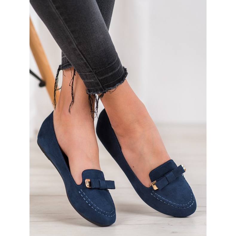 SHELOVET Ballerina Con Fiocco blu 1