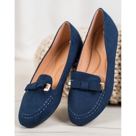 SHELOVET Ballerina Con Fiocco blu 2