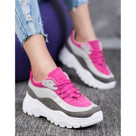 SHELOVET Scarpe da ginnastica colorate multicolore 1