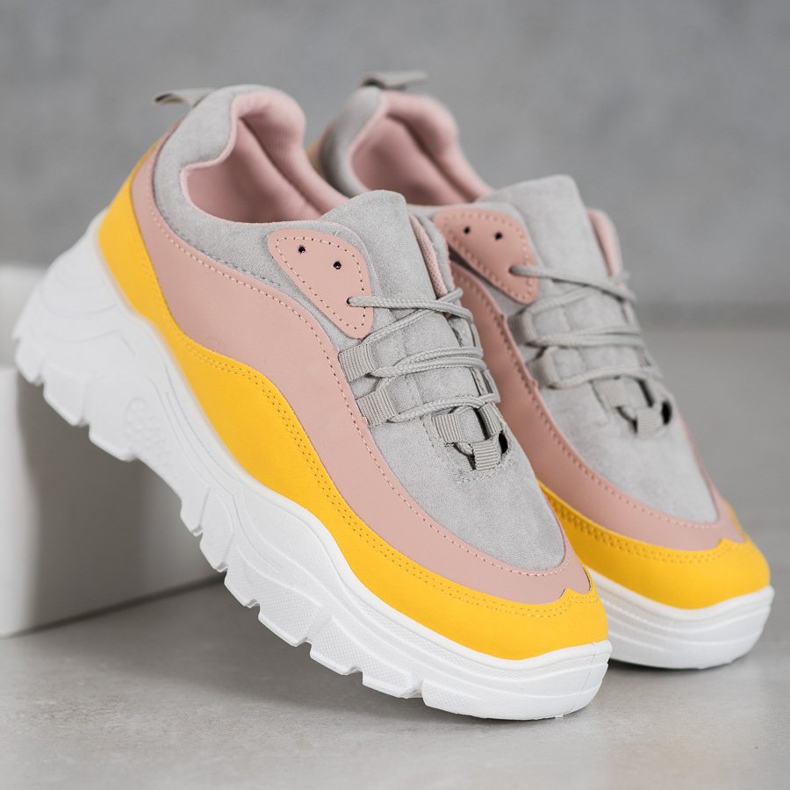 SHELOVET Scarpe da ginnastica colorate multicolore 1