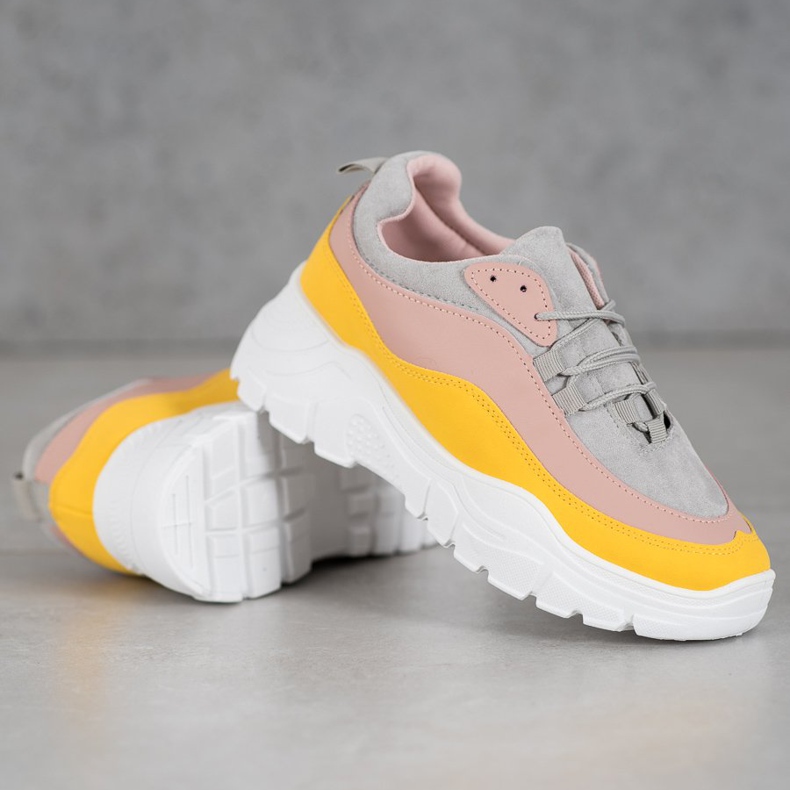 SHELOVET Scarpe da ginnastica colorate multicolore 2