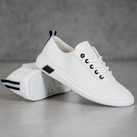Bestelle Sneakers in ecopelle bianca 1