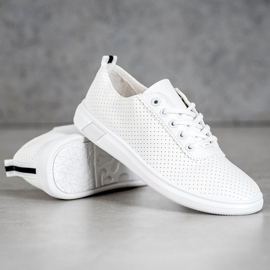 Bestelle Sneakers in ecopelle bianca 1
