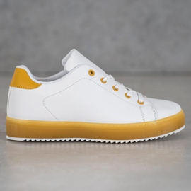SHELOVET Scarpe Con Suola Colorata bianco 1