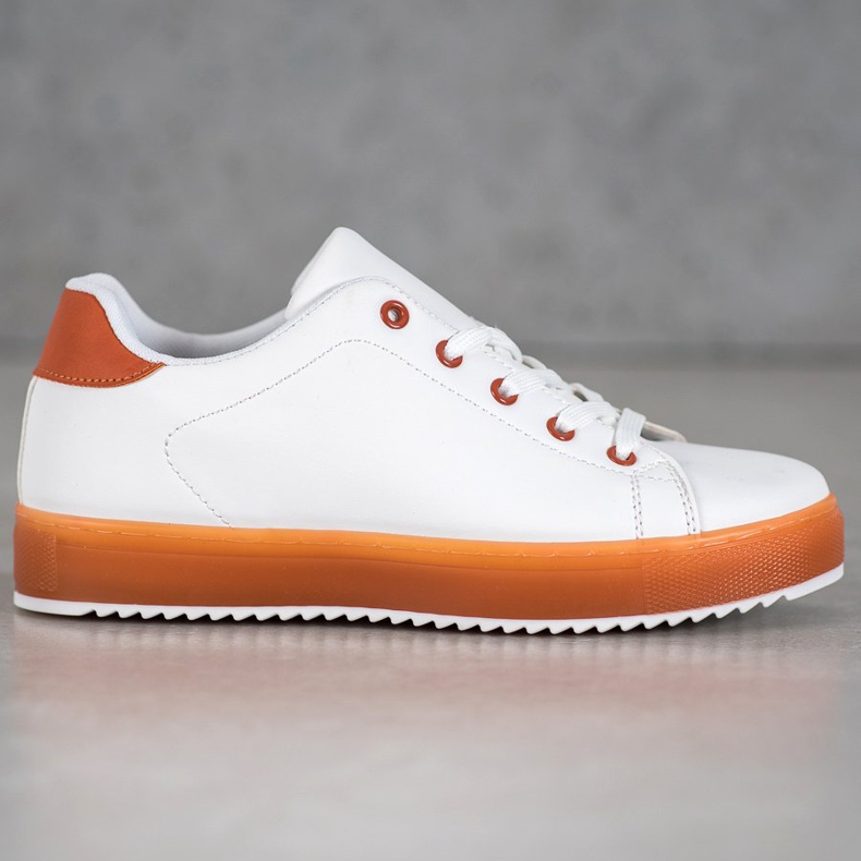 SHELOVET Scarpe Con Suola Colorata bianca 1
