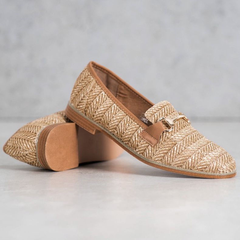 Seastar Mocassini di paglia beige marrone 2