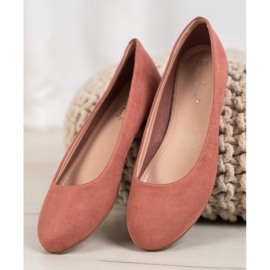 Best Shoes Ballerine in camoscio rosa 2