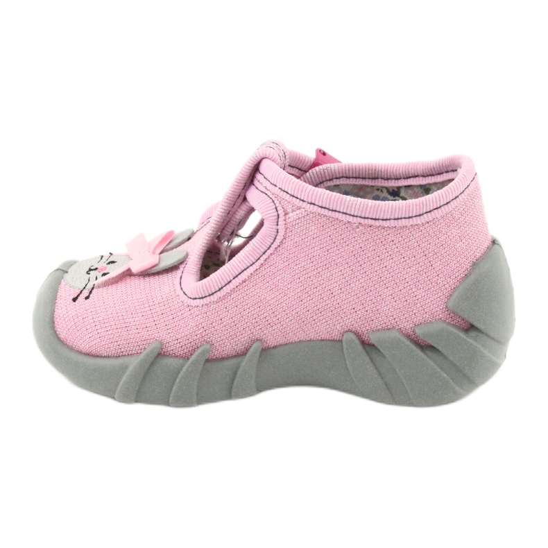 Scarpe per bambini Befado 110P374 rosa grigio 2
