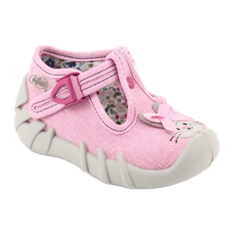 Scarpe per bambini Befado 110P374 rosa grigio 1