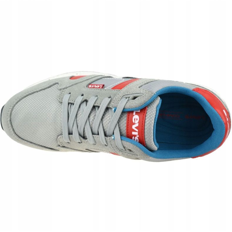 Scarpe Levi's Sutter M 229803-958-54 rosso multicolore grigio 2