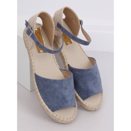 BB28P Espadrillas taglio blu marrone 2