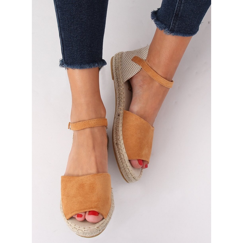 Espadrillas taglio cammello BB28P Camel marrone 1