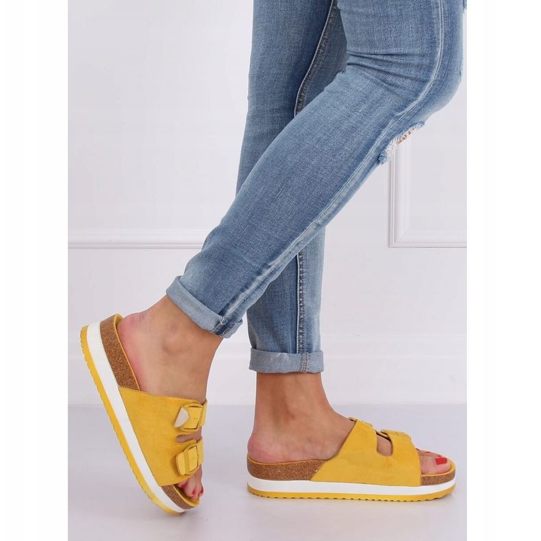 Pantofole scholki miele SS115P Giallo 2