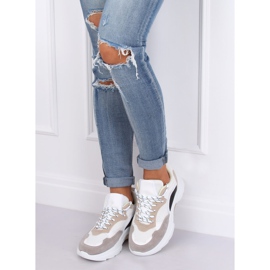 Scarpe sportive da donna JD02P Bianco Beige nero viola rosa 1