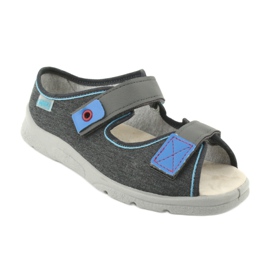 Scarpe per bambini Befado 869Y139 blu grigio 2