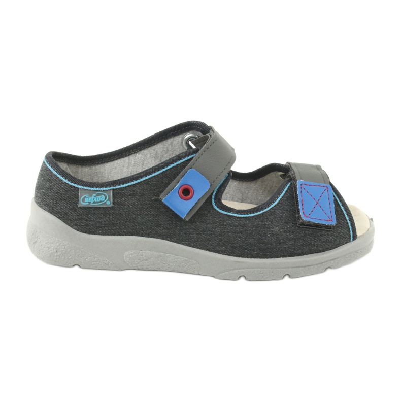 Scarpe per bambini Befado 869Y139 blu grigio 1
