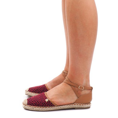 Espadrillas 452 Sandali rossi marrone nero rosso 2