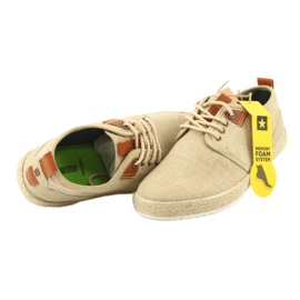 Espadrillas da uomo Big Star FF174153 pizzo marrone 6