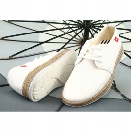 Sneakers espadrillas Big star FF276043 bianca 2