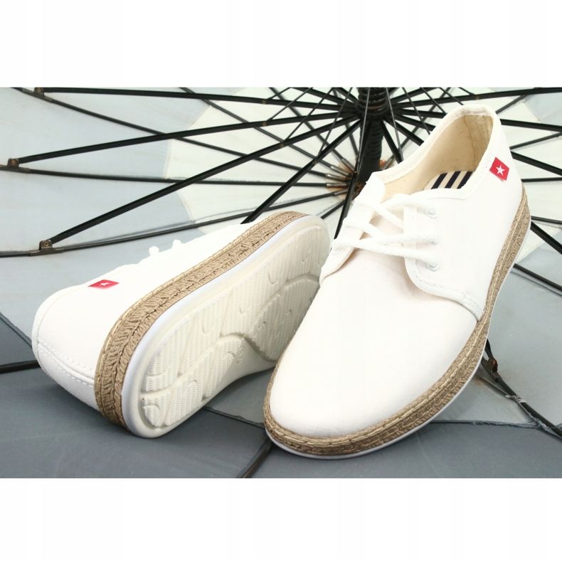 Sneakers espadrillas Big star FF276043 bianco 2
