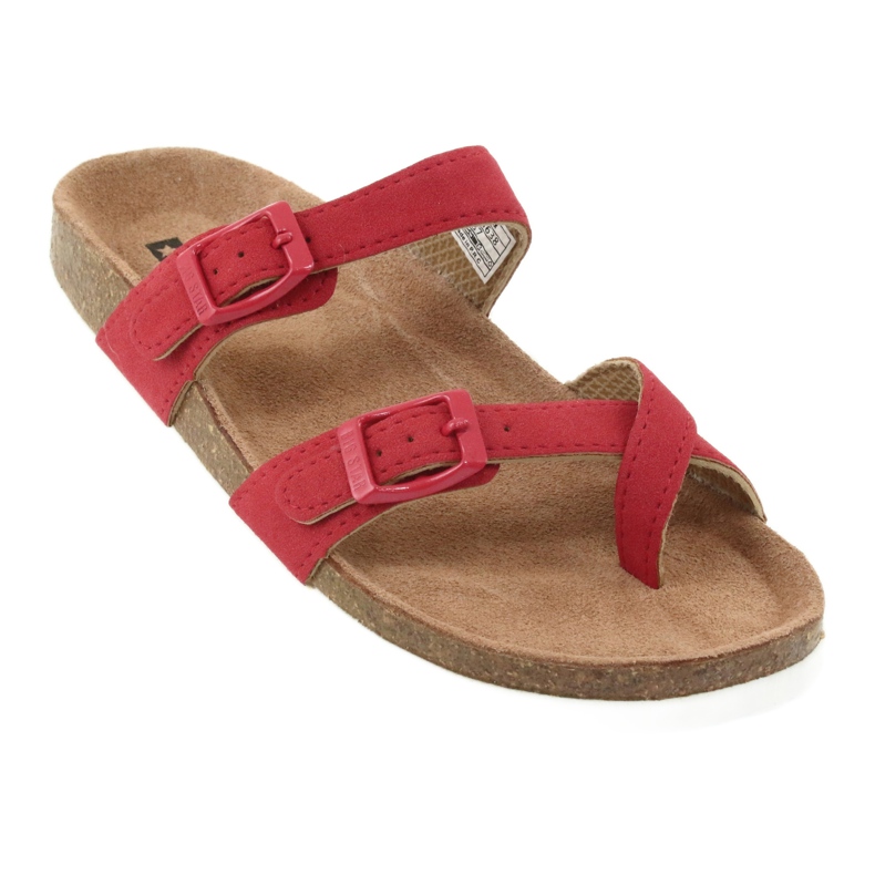 Infradito profilate Big Star 274638 rosso 1