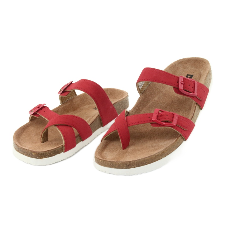 Infradito profilate Big Star 274638 rosso 3