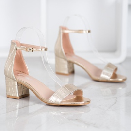 Seastar Sandali Con Ecopelle d'oro 1