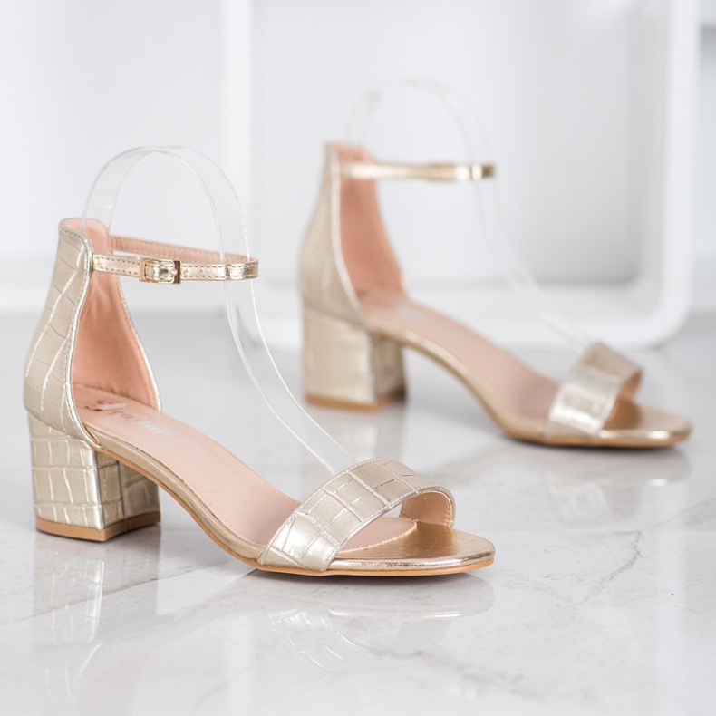 Seastar Sandali Con Ecopelle d'oro 1