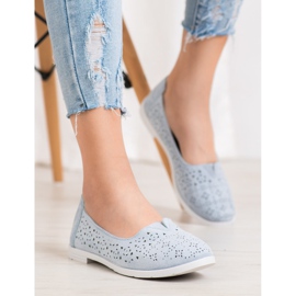 Seastar Scarpe traforate slip-on blu 2