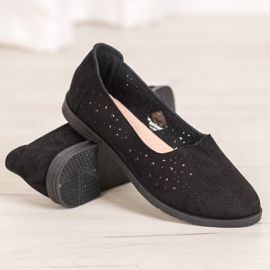 Seastar Scarpe traforate slip-on nero 1