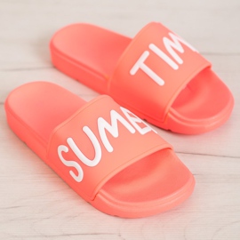 SHELOVET Pantofole di gomma rosa 2