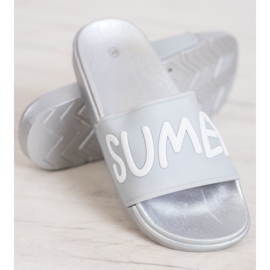 SHELOVET Pantofole di gomma grigio 2