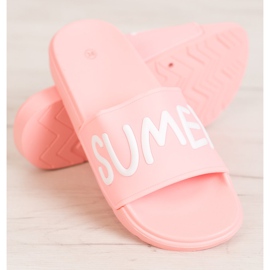 SHELOVET Pantofole di gomma rosa 1