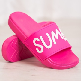 SHELOVET Pantofole di gomma rosa 1