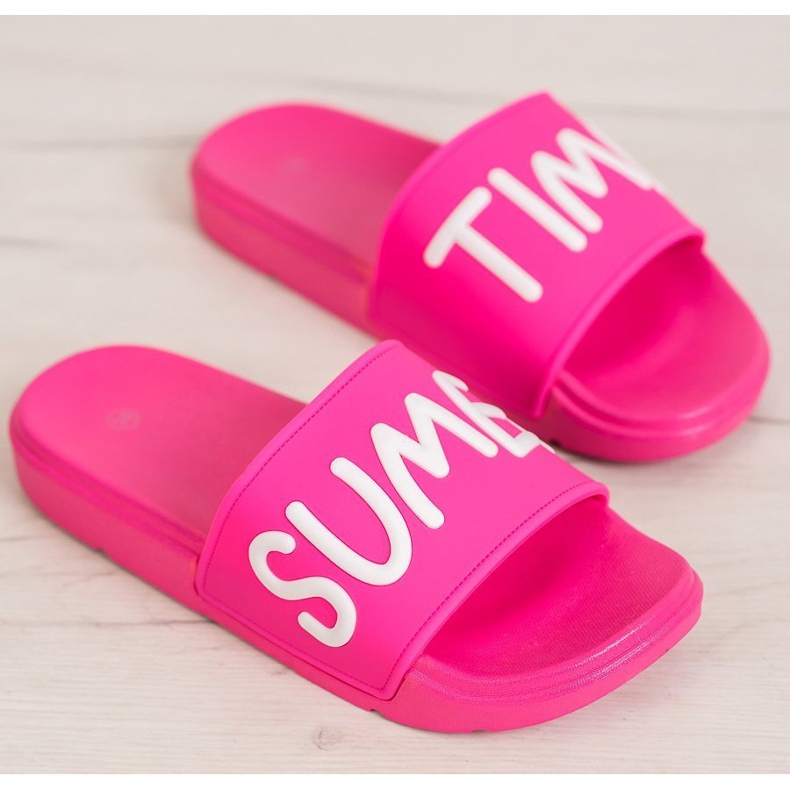 SHELOVET Pantofole di gomma rosa 2