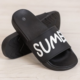 SHELOVET Pantofole di gomma nero 1