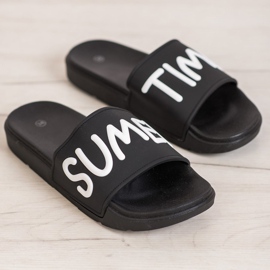 SHELOVET Pantofole di gomma nero 2