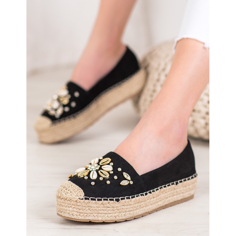 Seastar Espadrillas Con Ornamenti nero 2