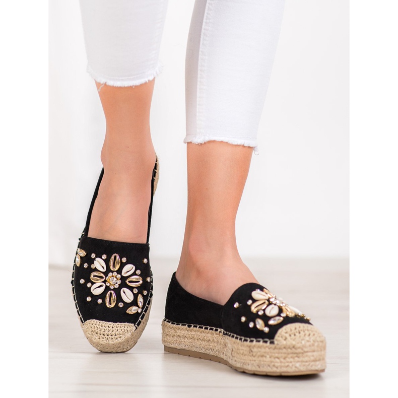 Seastar Espadrillas Con Ornamenti nero 1