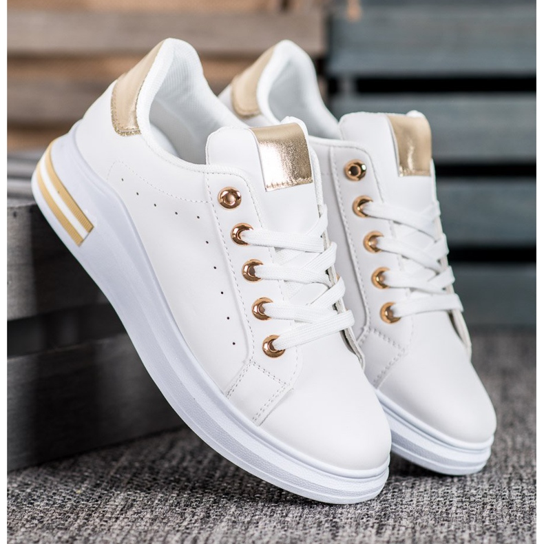 SHELOVET Scarpe sportive alla moda bianco 2