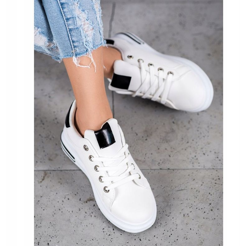 SHELOVET Scarpe sportive alla moda bianca 2