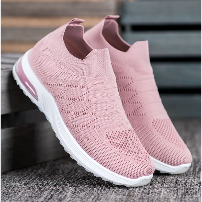 Diamantique Scarpe slip-on rosa 2
