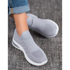 Diamantique Scarpe slip-on grigie grigio 1